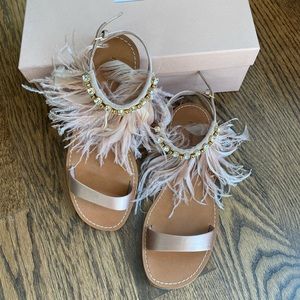 Miu Miu Calzature Donna feather sandal